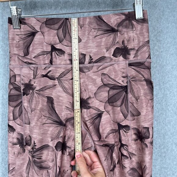 Athleta Salutation Stash Pocket II 7/8 Legging Size S Pink Floral Print Casual - Picture 11 of 14